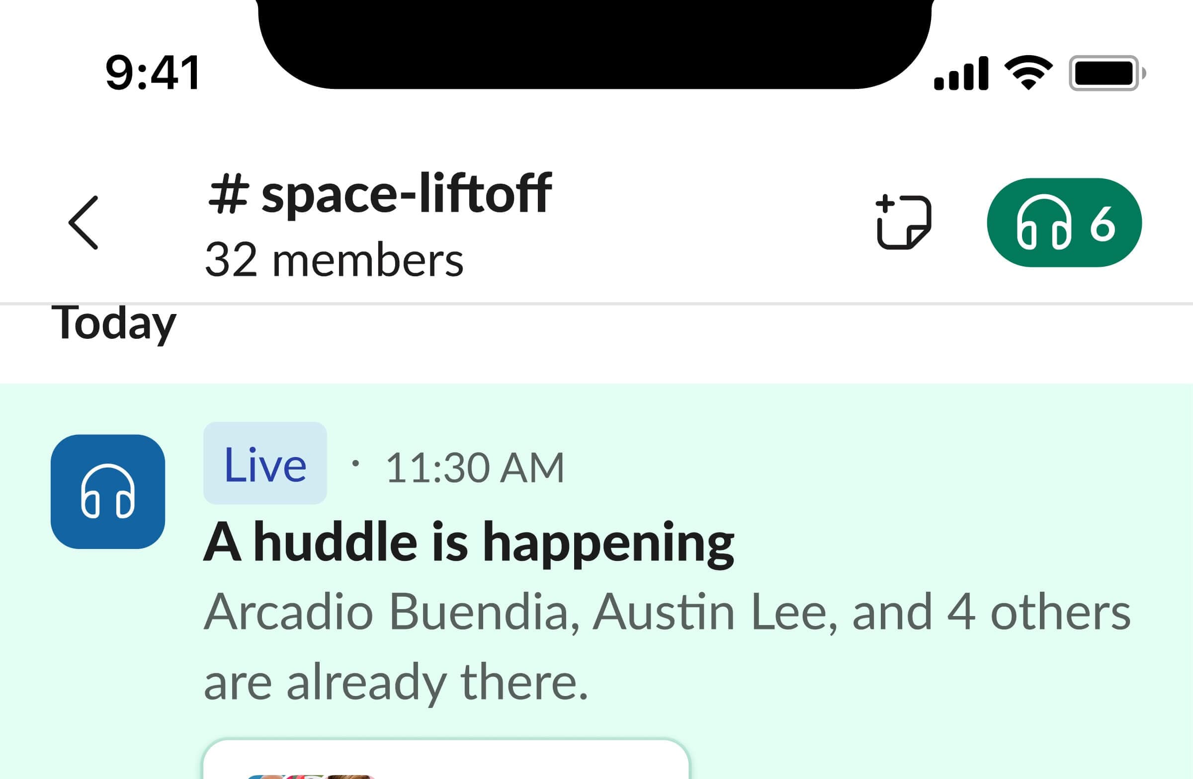 Automated Slack message mobile iteration