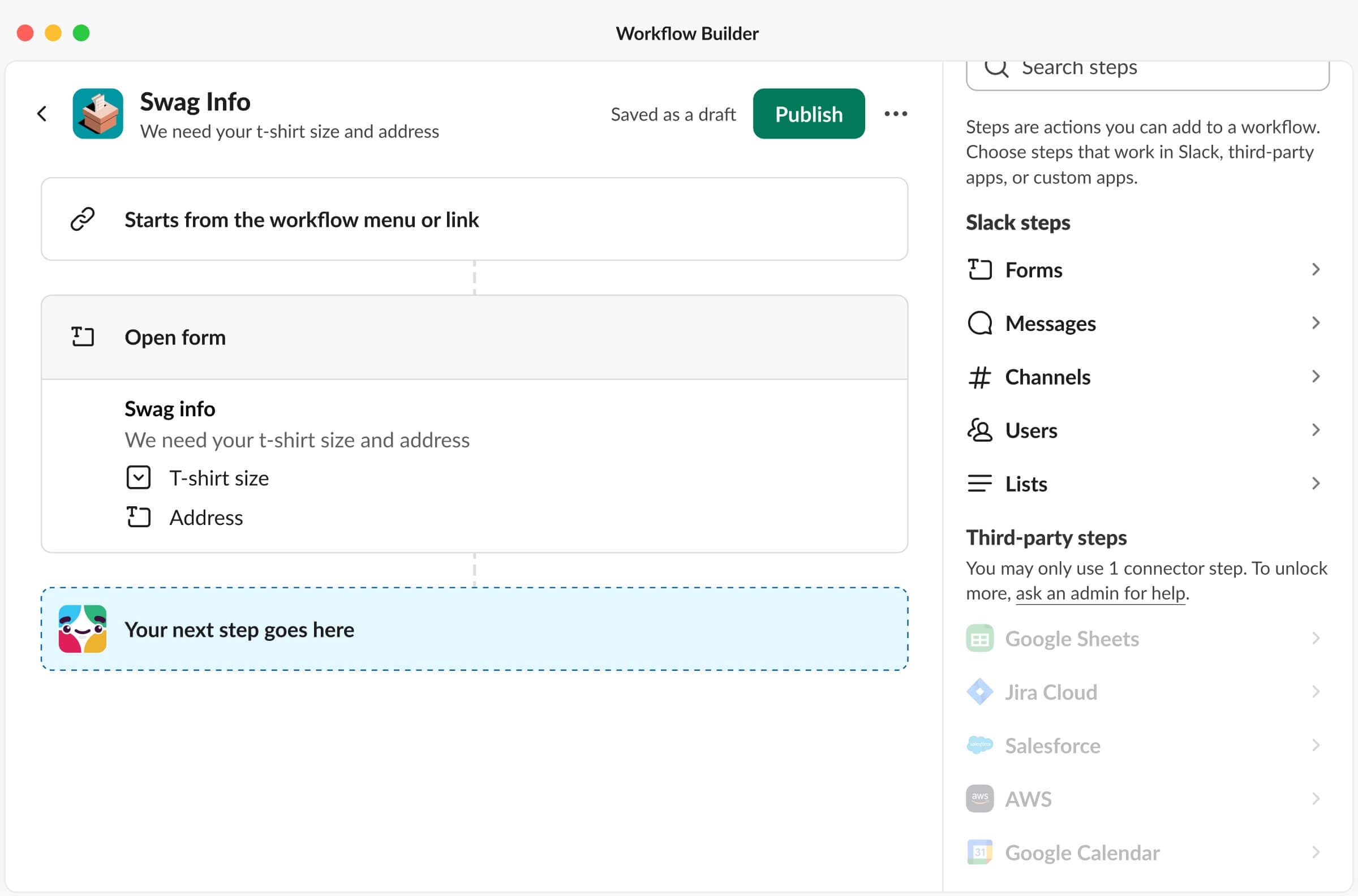 Premium Workflow Builder iteration