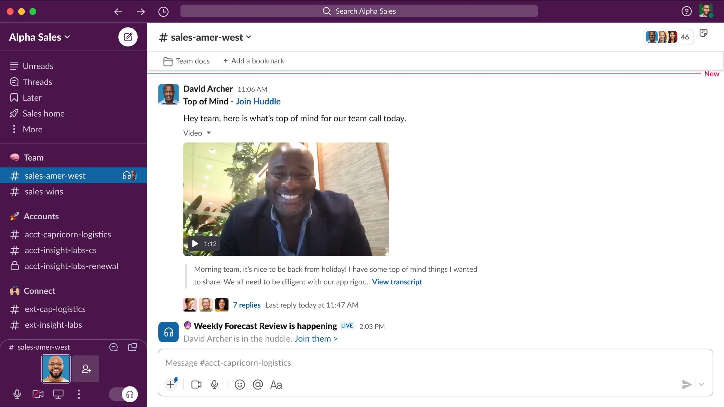 Slack IA comparison